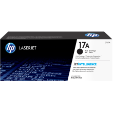 HP 17A Black Original LaserJet Toner Cartridge, CF217A